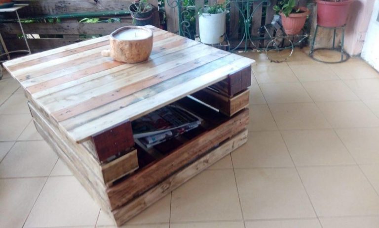 Lire la suite à propos de l’article Table basse en palette