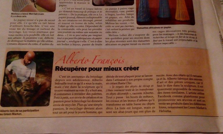 article de presse Rastachic