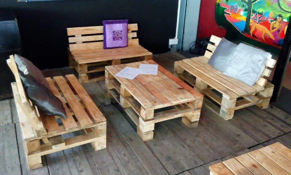 salon en palettes
