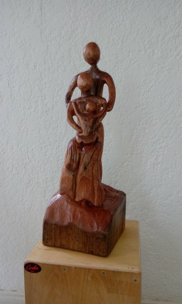 Sculpture noces de bois