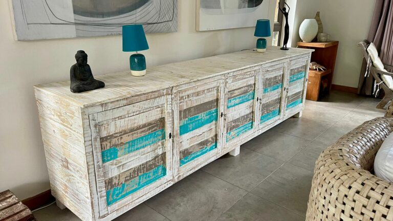 Buffet en palettes style balinais