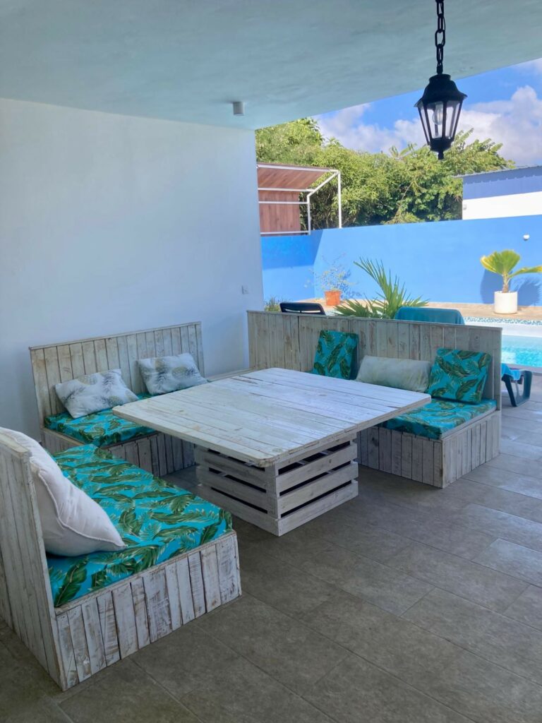 Salon de jardin en palettes